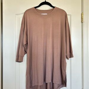 Athleta Brown Short Sleeve Tee